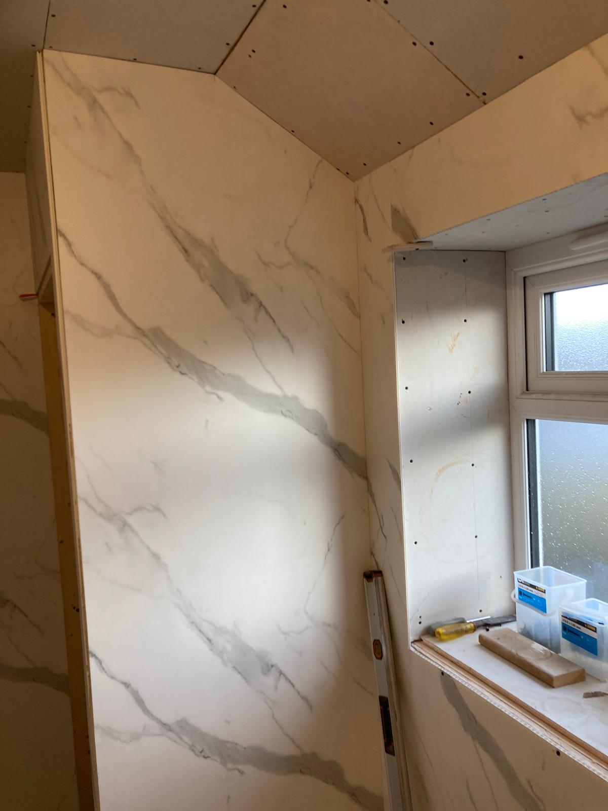 Bathroom project by VW Building Services