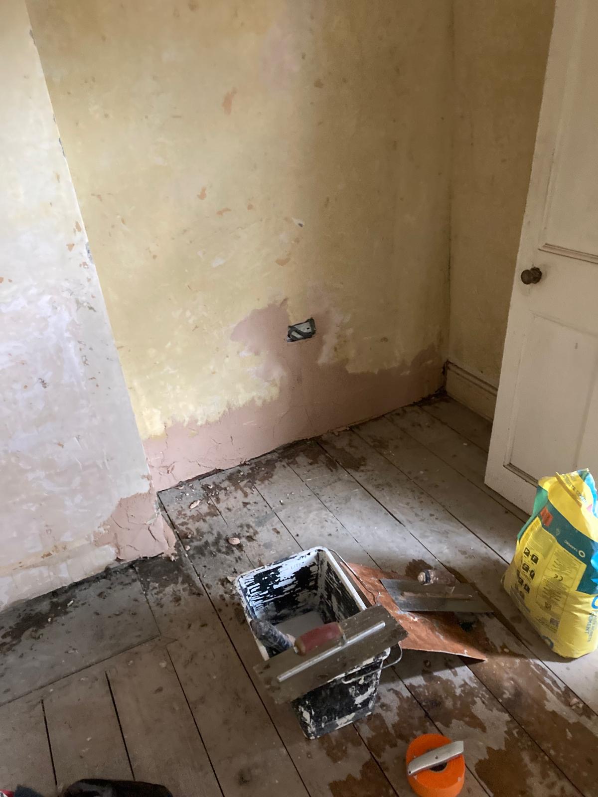 Plastering project by VW Building Services